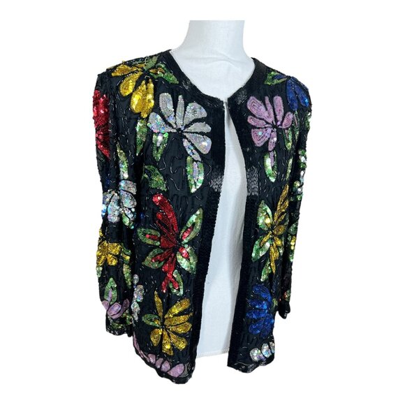 Vintage Swee Lo Sequin Blazer - Picture 1 of 9